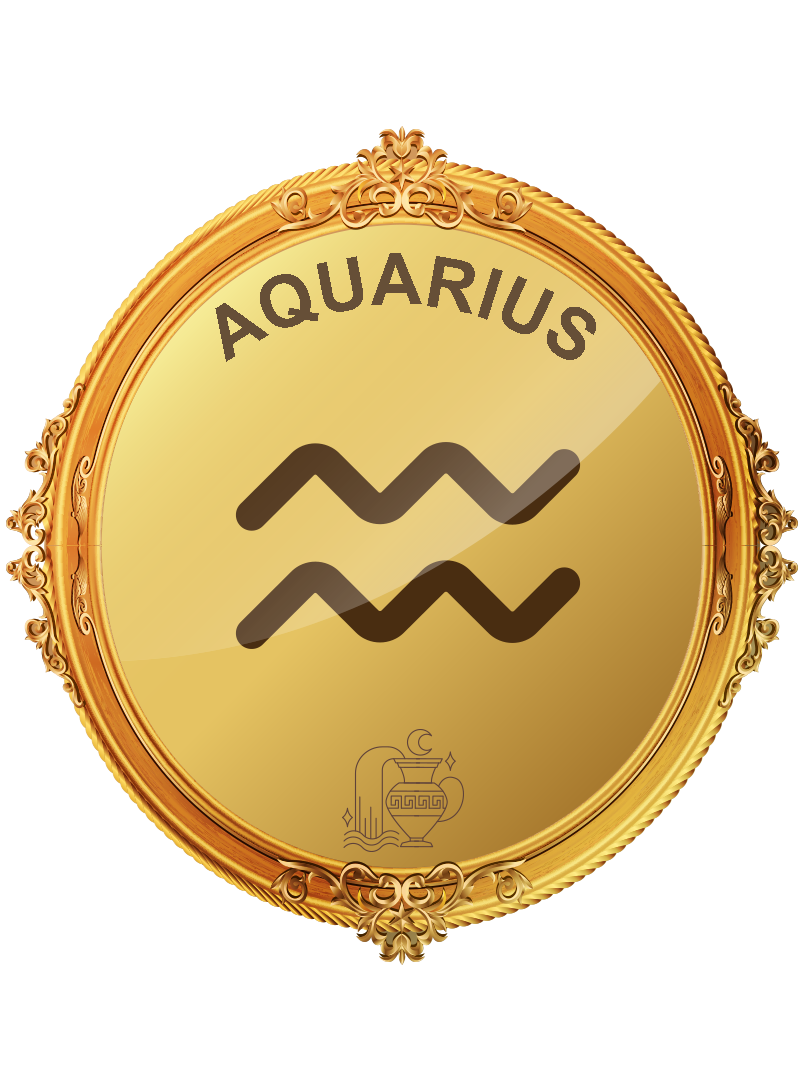 Free Aquarius png, Aquarius gold zodiac sign png, Aquarius gold sign PNG, gold Aquarius PNG transparent images download